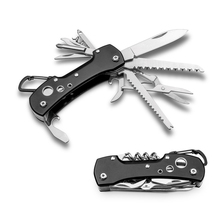 Multifunkčný vreckový nožík WILD čierny