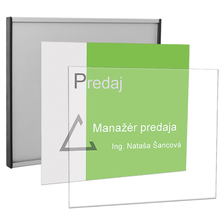 Menovky k dverám Economy 186mm zásuvné