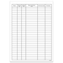 699 Kniha návštev A4 tvrdá väzba 96 listov