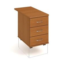 K 23 P 80 Kontajner 40x60x80 3 zásuvky, roky(rezba) pozdĺž 80cm