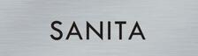 Štítok na dvere strieb.mat. 4x14cm text / SANITA