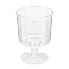 Pohár kryštál na stopke (PS) 200ml bal. 10ks 73112