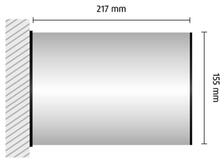 HF104/BL nástenná výstrčka 217x155mm HiTech /155