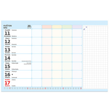 Kalendár týždenný stolový MAXI Rodinný plánovací S36-26 / 2026