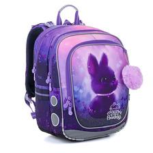 Ľahká školská taška Topgal ENDY so zajačikom 26007