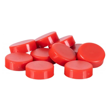 Magnety Q-CONNECT okrúhle 20 mm červené bal. 10 ks