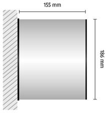 HF106/BL nástenná výstrčka 155x186mm HiTech /186