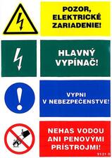 9121 0 S 4T Pozor elektrické zariadenie! A6