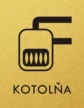 Štítok na dvere zlat.mat. 7x9cm Picto / KOTOLŇA