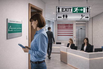 Orientačné systémy Triline: Flexibilné a elegantné riešenie pre navigáciu v budovách