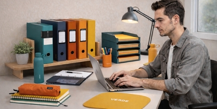 Dizajnová kolekcia VERDE – moderné kancelárske potreby, ktoré prinesú poriadok aj štýl