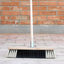 Zmeták portviš drevený 40 cm s kovaním, násada 140 cm