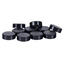Magnety Q-CONNECT okrúhle 20 mm čierne bal. 10 ks