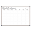 MTP96AM Mesačná plánovacia tabuľa v hliníkovom ráme 90x60