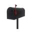 T00217 US Mail Box čierny 22 x 16,5 x 48 cm/ALM110B0