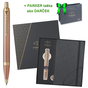Parker IM Writing Rituals Orange pero GT BP, darčekova kazeta so zápisníkom Oranžová
