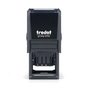 .4724 Trodat dátumový pečiatka fekete párna nélkül 40x40mm Fekete