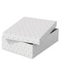 628284 Úložný a darčekový box stredný biely 3ks Esselte Home Biela