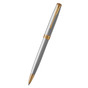 Parker Sonnet Brúsený nerez pero so zlatým klipom GT BP Nerez brusený