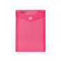 Plastová obálka A6 na výšku s cvočkom Opaline Ružová