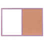 Tabule DUO vo farebnom ráme Ružová, ružové drevo