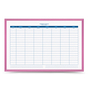TM64LRPT Týždenná plánovacia tabuľa ružová 60x40 Ružová