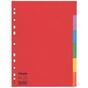 Kartónové rozraďovače Esselte Economy Červená, 6 listov, 225 x 1 x 297