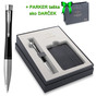 Parker URBAN Muted čierne pero CT BP, vizit. darčeková kazeta.. Čierna