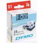 DYMO pásky D1 24mm štandard Čierna na modrej