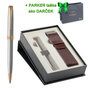 Parker Sonnet Brúsený nerez pero GT BP, darček.kazeta.. Nerez brusený