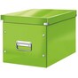 Škatuľa kocka veľká Click &amp; Store WOW Zelená