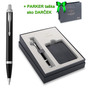 Parker IM čierne pero CT BP, darčeková kazeta Čierna