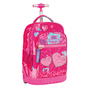 Školská taška na kolieskach MITAMA Furry Pink 8529796