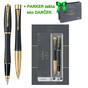 Parker URBAN čierne perá so zlat. klipom GT FP+BP, darčekový obal Čierna