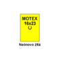 Etikety cenovkové 16x23 MOTEX Žltá neónová