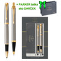 Parker IM Brushed Metal GT RB+BP, darčekový obal Strieborná