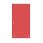 Kartónové rozraďovače úzke DONAU Červená, kartón