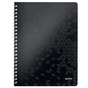 Poznámkový blok A4 linajkový Leitz WOW Čierna