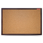 Korkové tabule v dizajnových rámoch mahagón MDF, 60 x 40 cm, Mahagon