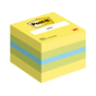 Bloček kocka Post-it, 51x51 mm, mini, mix farieb