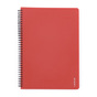 A4 VERDE dupla spirálos blokk Piros tégla