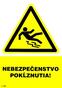 I 1490 S Nebezpečenstvo poklznutia ! A5 samolepka
