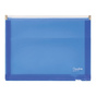 Plastová obálka A5 so zipsom Opaline Modrá