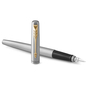 Parker JOTTER brúsený nerez, plniace pero so zlatým klipom GT FP Nerez brusený