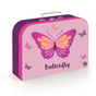 Kufrík Prémium COOL motýl Ružová