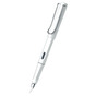 LAMY Safary shiny white plniace pero F Biela