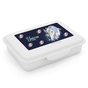 Box na desiatu s priehradkou Prémium COOL unicorn 1 Modrá