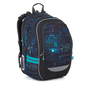 Školská taška Topgal CODA Digitálny svet 26021 Modrá