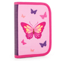 Peračník Prémium COOL motýl, 1p. prázdny s 2 chlopňami Ružová