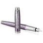 Parker IM Premium fialové rastr. plniace pero so strieb klipom CT FP Fialová